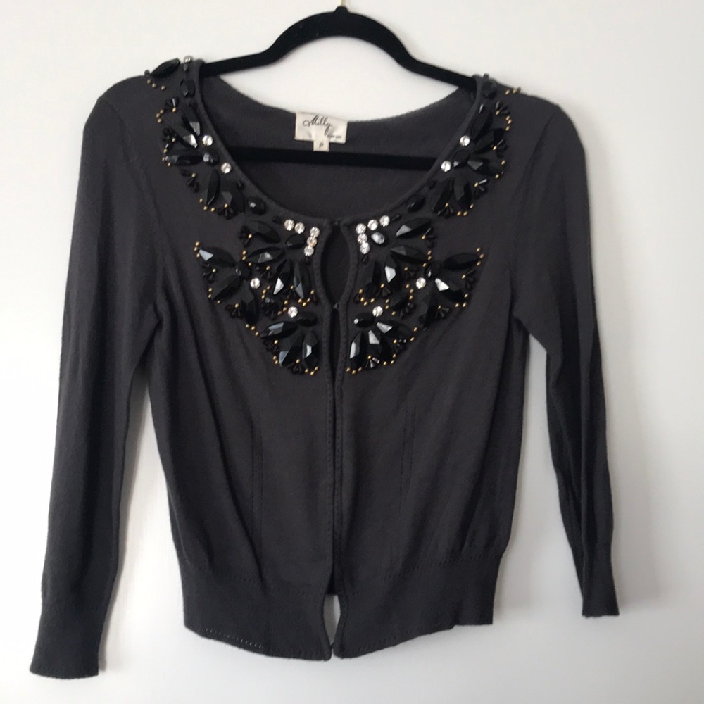 Milly cardigan stunning beadwork. Size P.